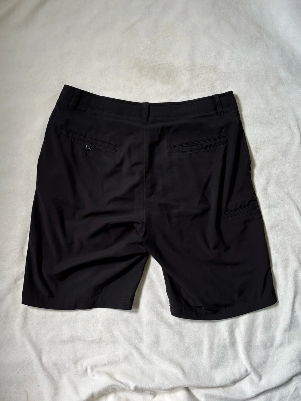PGA TOUR Black Men's 9.5” Performance Golf Shorts